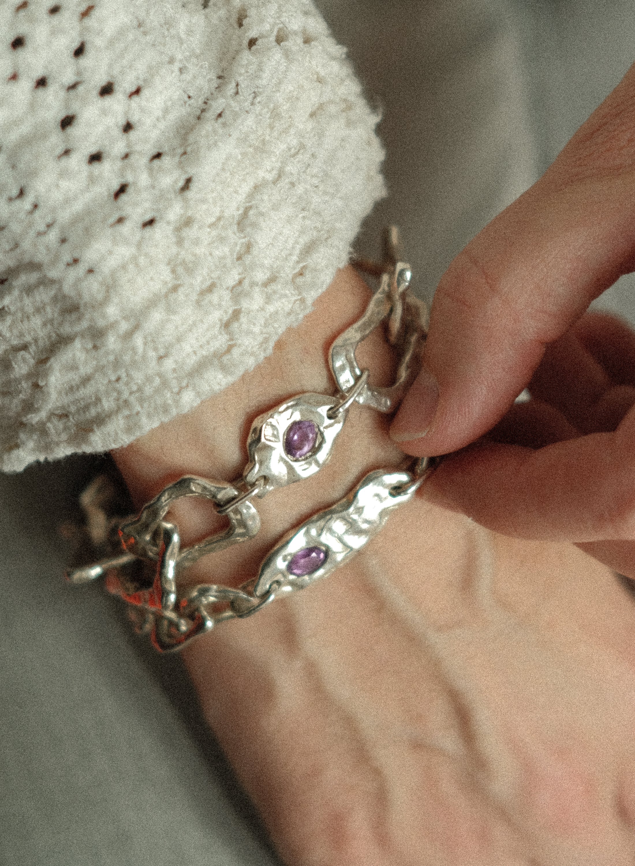 LIZA AMETHYST BRACELET